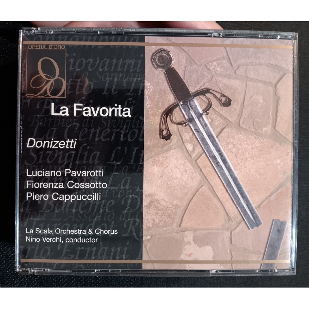 Donizetti La Favorita Pavarotti Opera D Oro 2 CD Set OPD-1196 La Scala Live 1974